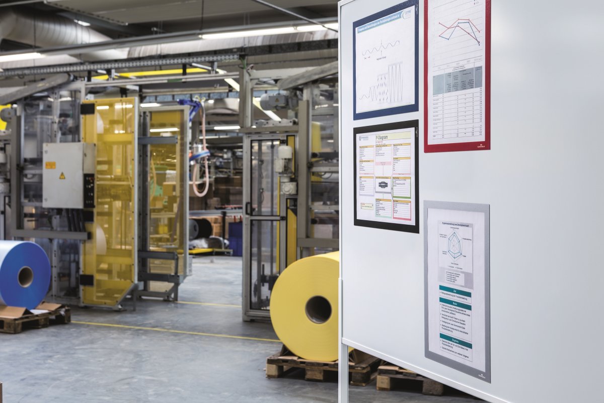 Magnetram Durable Duraframe® A3 Blå 5 st