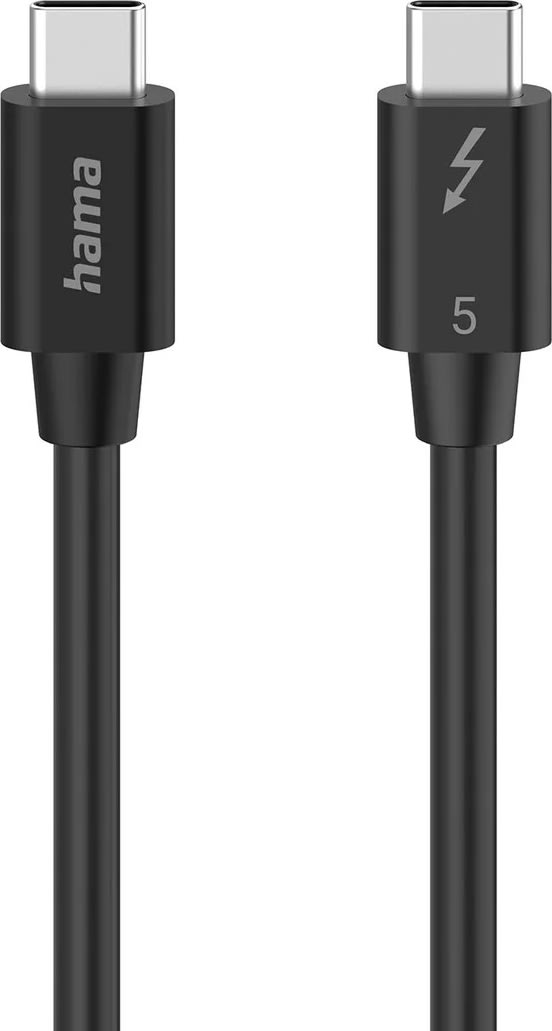 Hama Kabel USB-C Thunderbolt, svart
