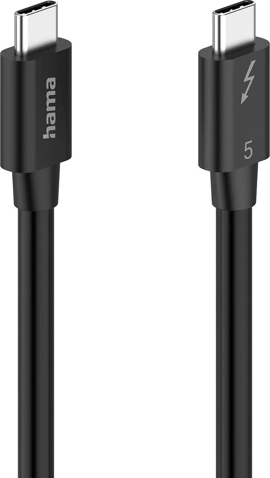 Hama Kabel USB-C Thunderbolt, svart