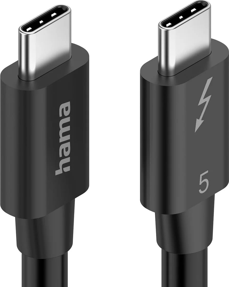 Hama Kabel USB-C Thunderbolt, svart