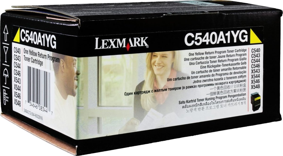 Lasertoner Lexmark C540A1YG Gul 1000 sidor