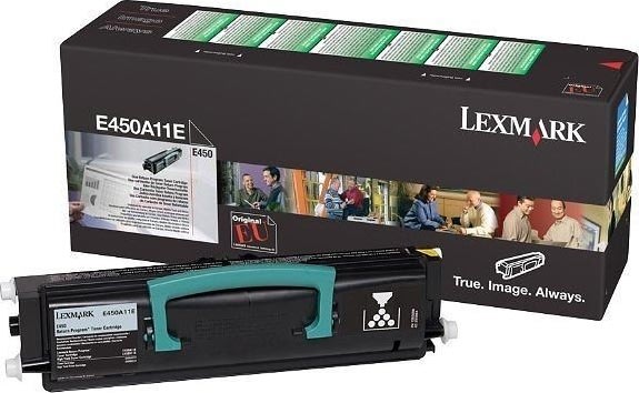 Lasertoner Lexmark E450A11E Svart 6000 sidor