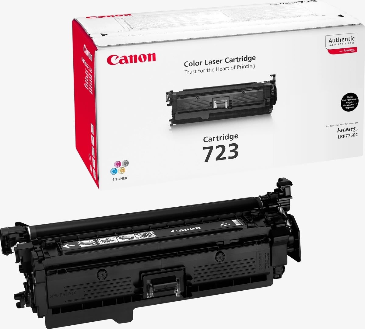 Lasertoner Canon nr. 723BK/2644B002AA Svart 5000 s
