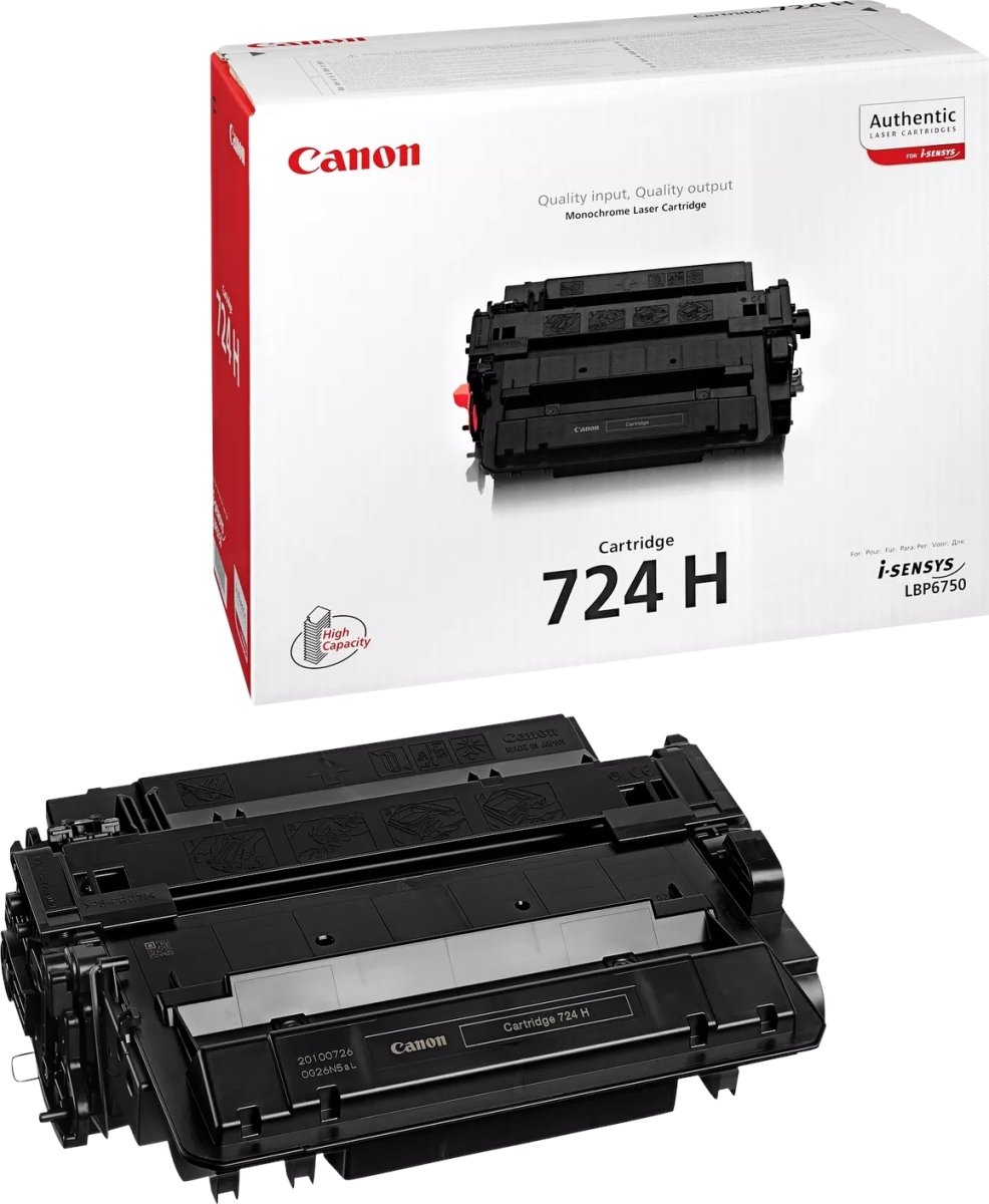 Lasertoner Canon 724H/3482B002AA Svart 12 500s