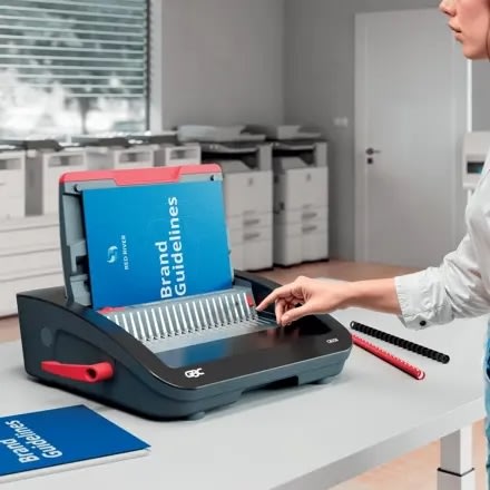 GBC CombBind CB25E elektrisk A4-inbindningsmaskin