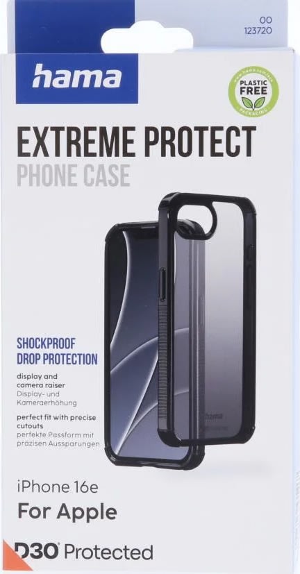 Hama Mobile Cover Extreme Protect Iphone 16e/svart