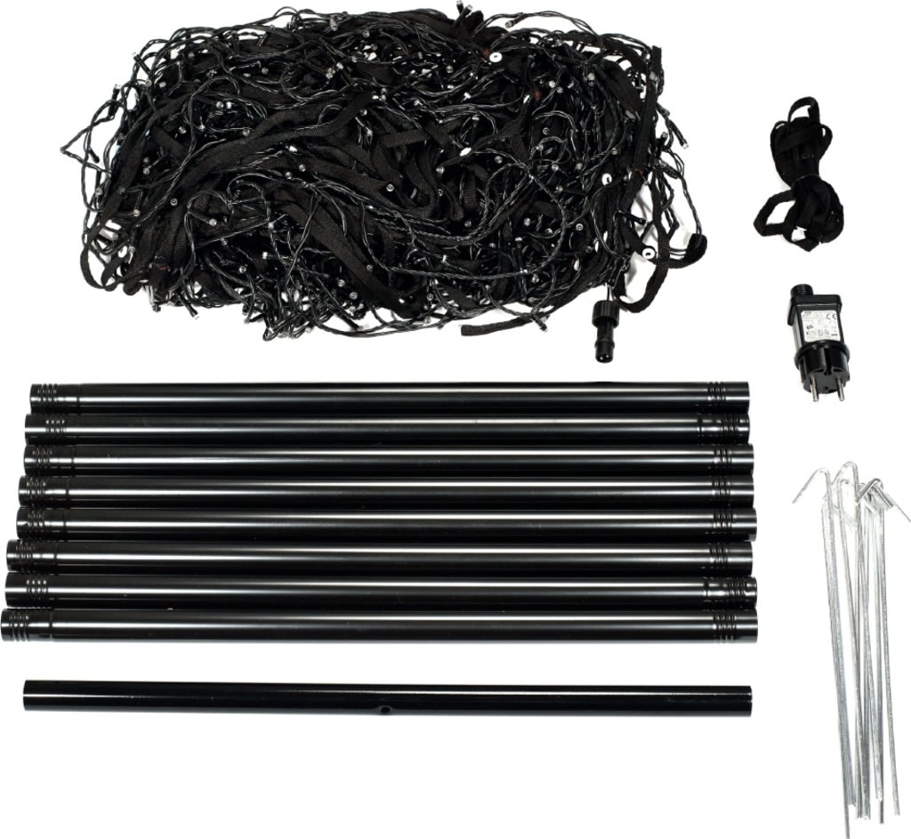 Starlight ljusslinga m/stång 3 m, 480 LED, färgad