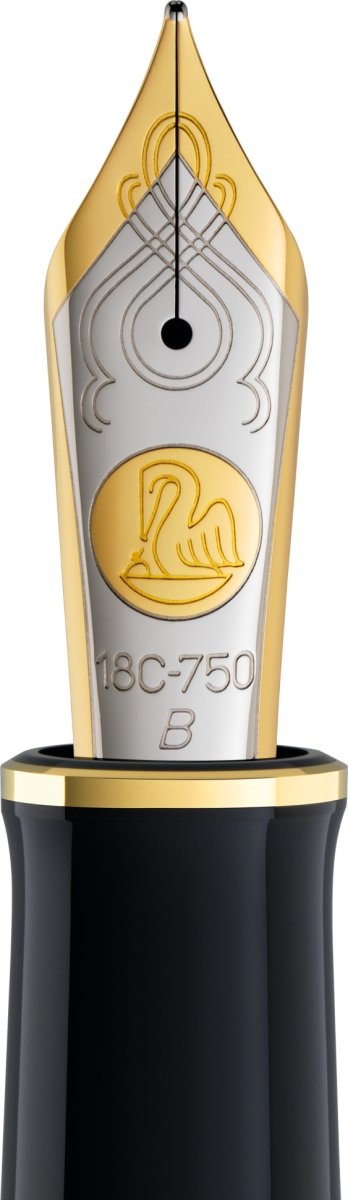 Pelikan Souverän 1000 Reservoarpenna/B/ svart/grön