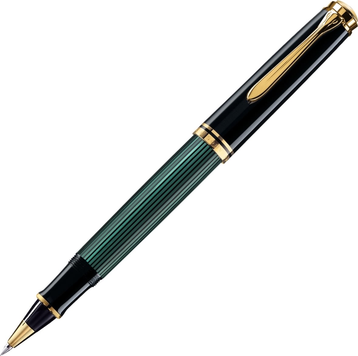 Pelikan Souverän 400 Rollerball, svart/grön