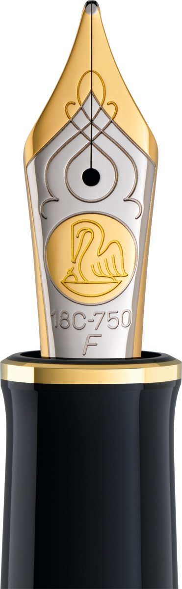 Pelikan Souverän 800 Reservoarpenna, F, svart/blå