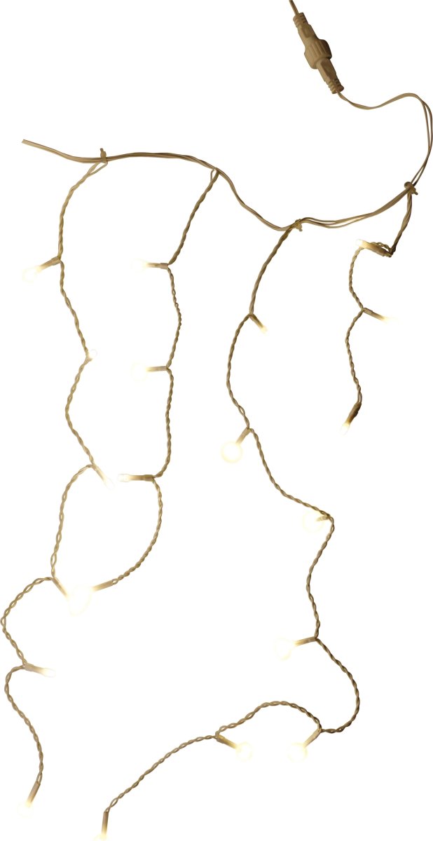 Ljusslinga Istappar m/400 LED, 7,9m, varmvit