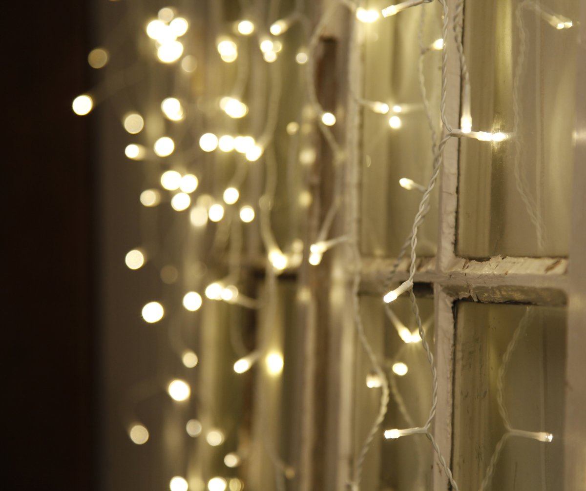 Ljusslinga Istappar m/400 LED, 7,9m, varmvit