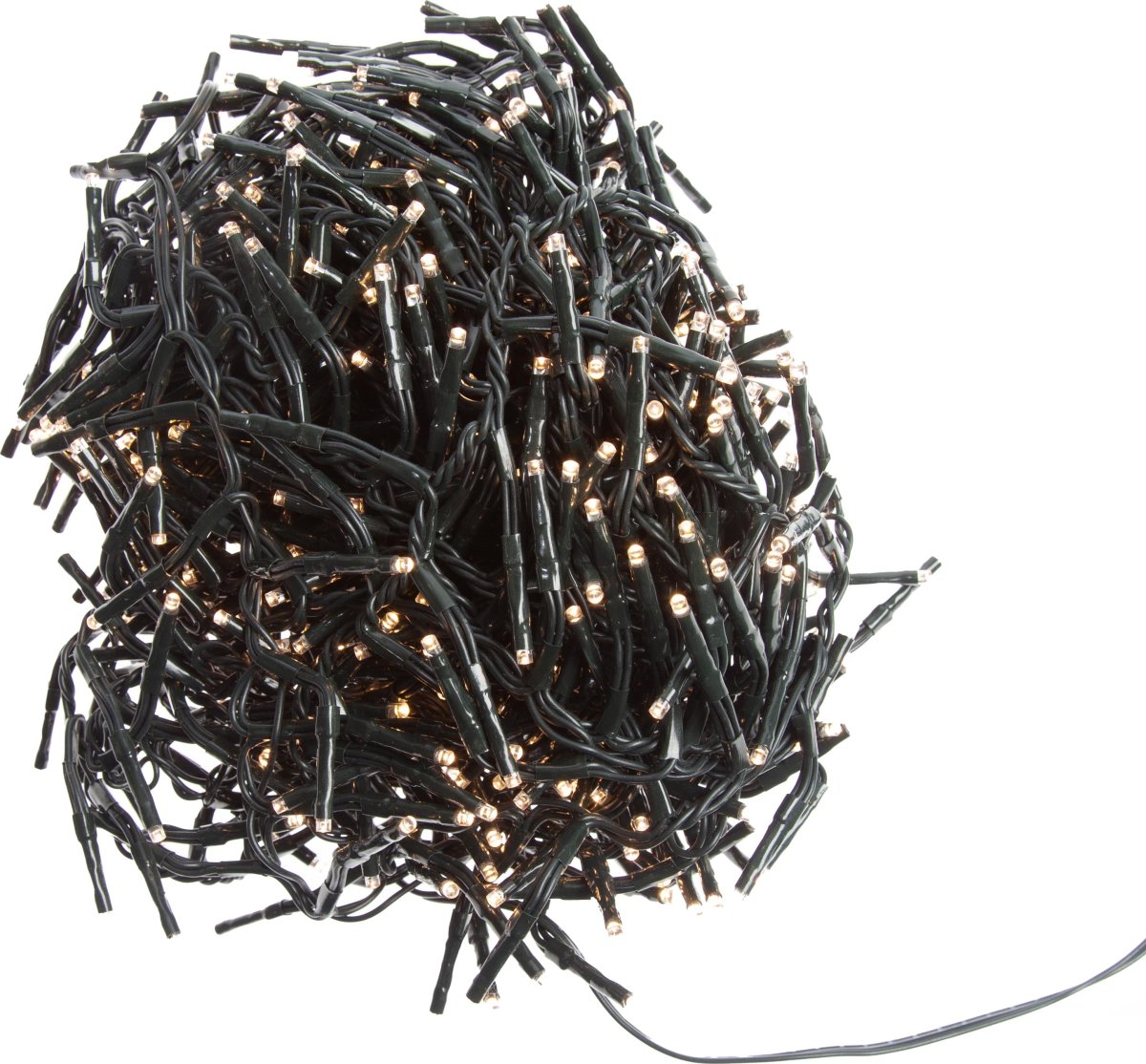 Kluster av Ljusslinga med 600 LED, 12m, varmvit
