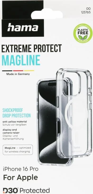 Hama Mobilskal Iphone 16Pro MagCase/transparent