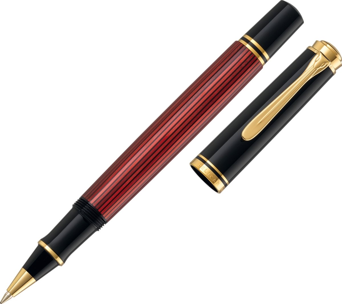 Pelikan Souverän 400 Rollerball, svart/röd
