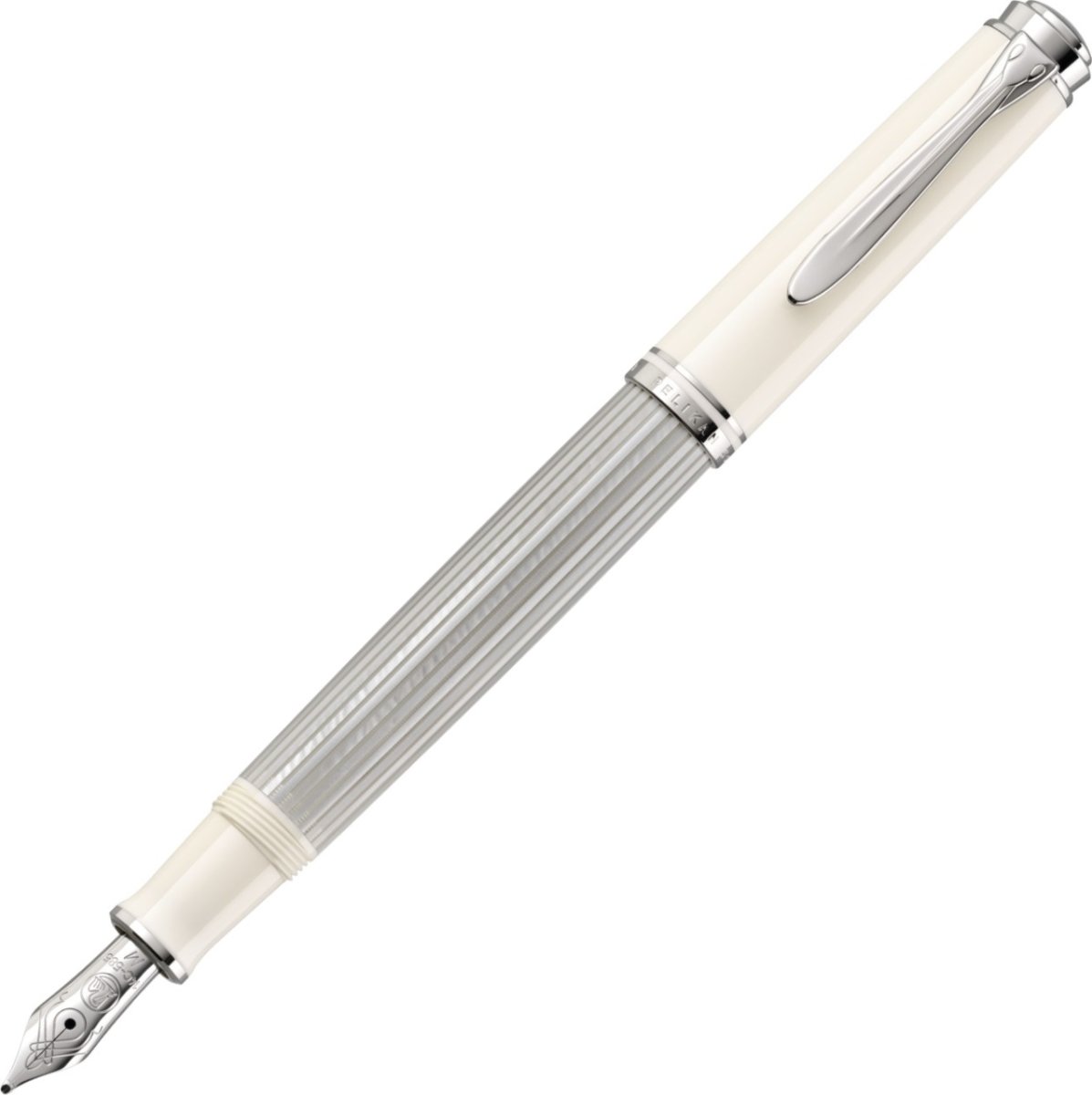 Pelikan Souverän 405 Reservoarpenna, B, vit