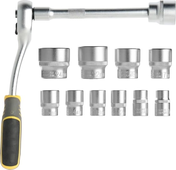 Probuilder hylsnyckelsats 3/8" 12 delar