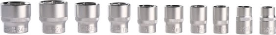 Probuilder hylsnyckelsats 3/8" 12 delar