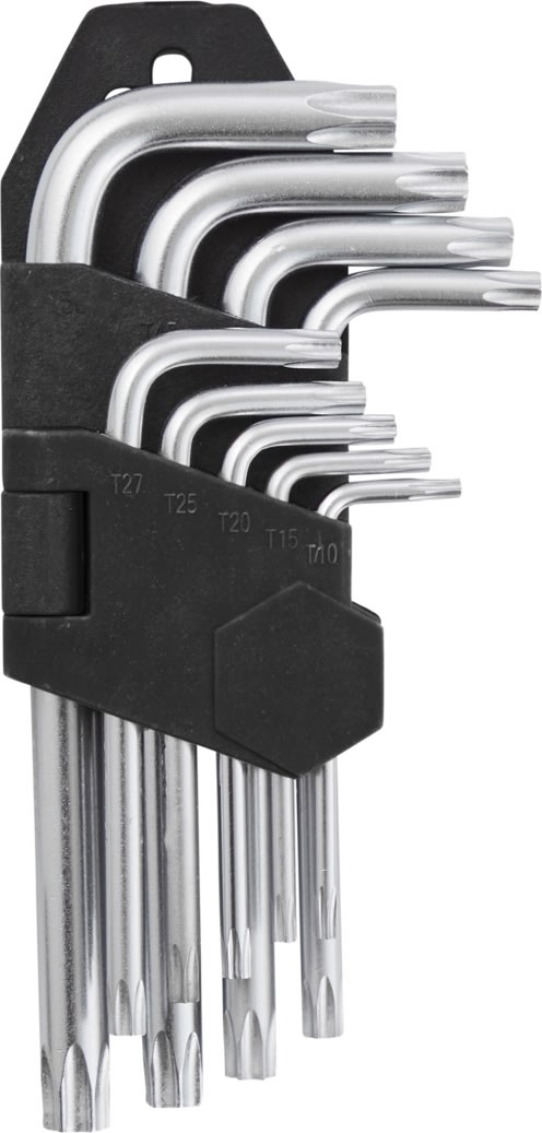 Probuilder Stiftnyckelsats Torx 9 st.