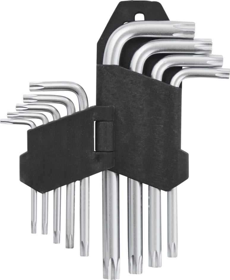 Probuilder Stiftnyckelsats Torx 9 st.