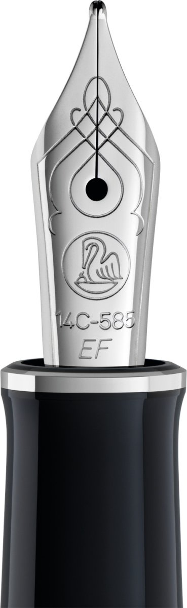 Pelikan Souverän 405 Reservoarpenna, EF, svart/blå