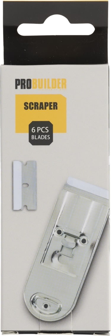 Probuilder Glasskrapa med 6 blad