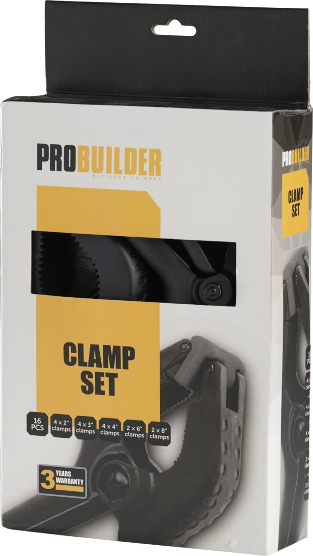 Probuilder klämsats 16 st.