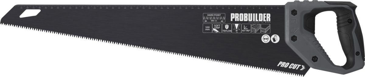 Probuilder Pro Cut Handsåg, 55 cm, 11 tpi