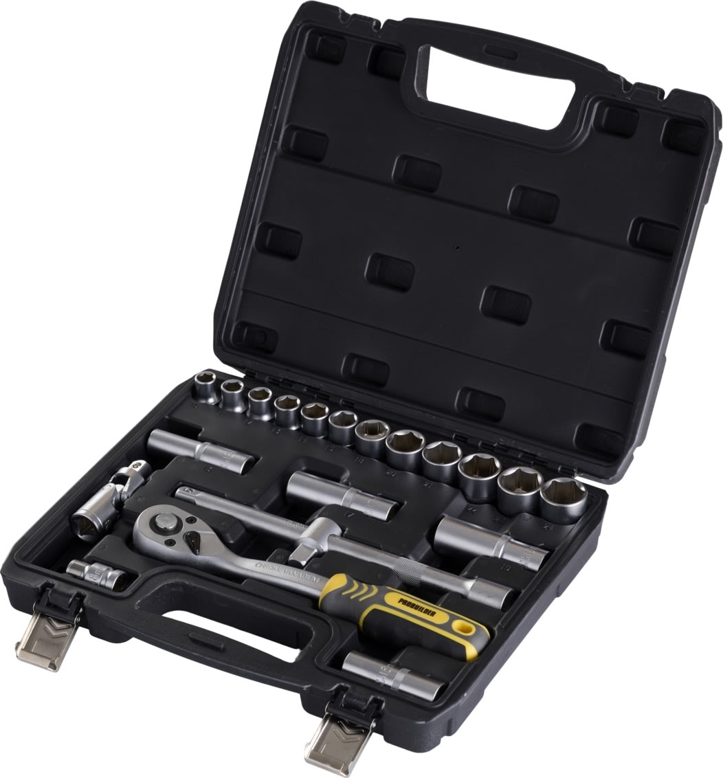 Probuilder hylsnyckelsats 1/2" 21 delar