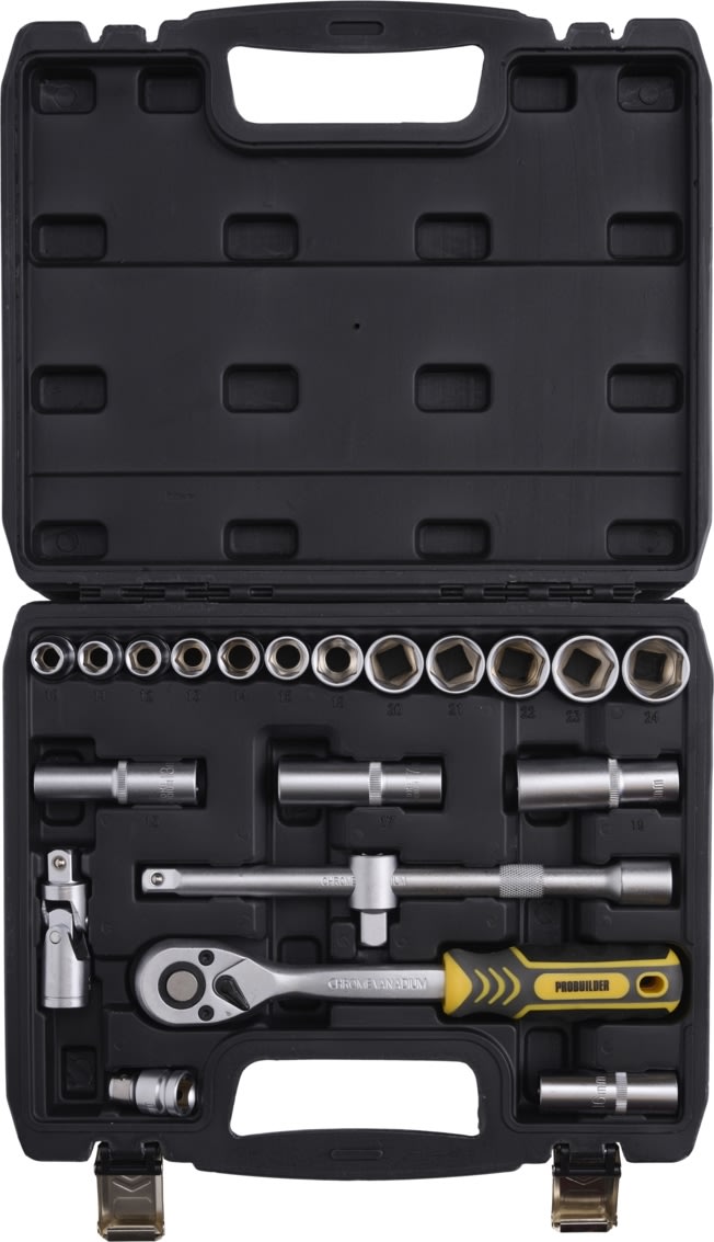 Probuilder hylsnyckelsats 1/2" 21 delar
