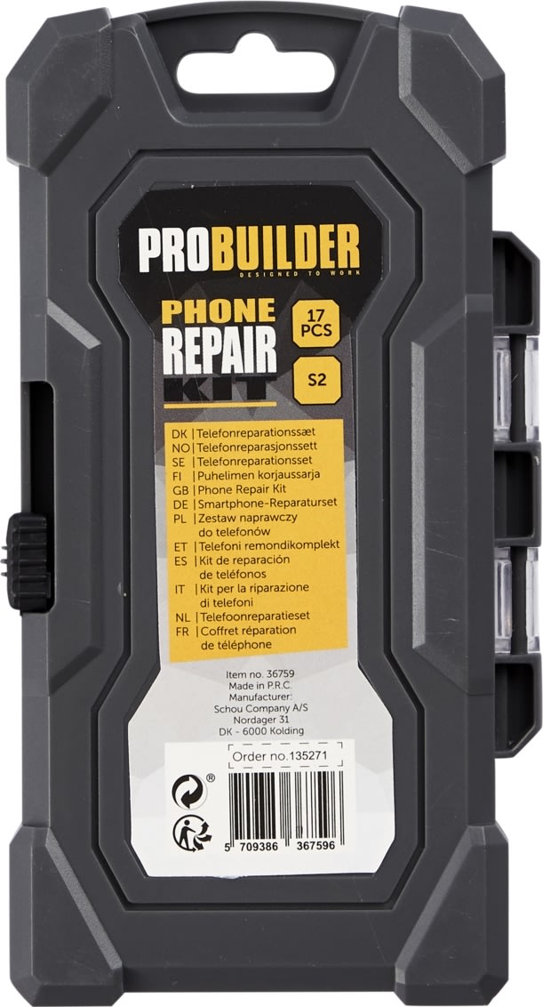 Probuilder reparationsset för mobiler 17 del.