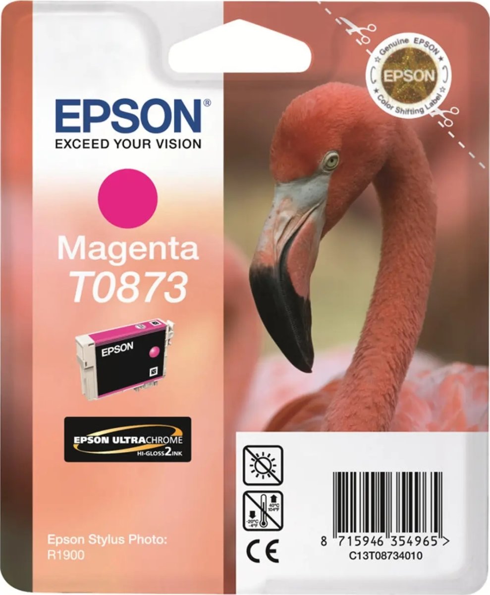 Epson nr T0873/C13T08734010 bläckpatron, magenta,