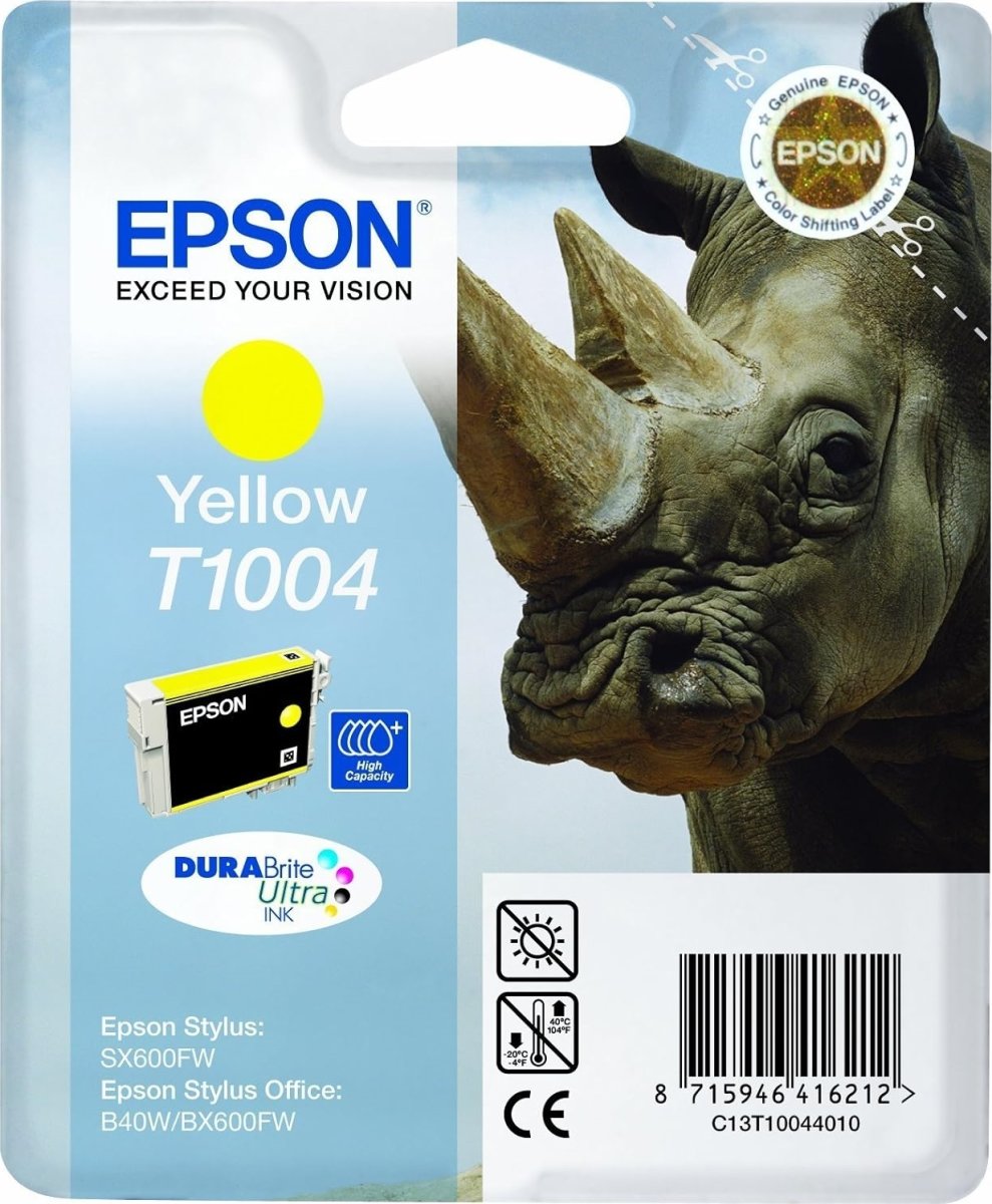 Bläckpatron Epson Nr. T1004/C13T10044010 Gul 800 s