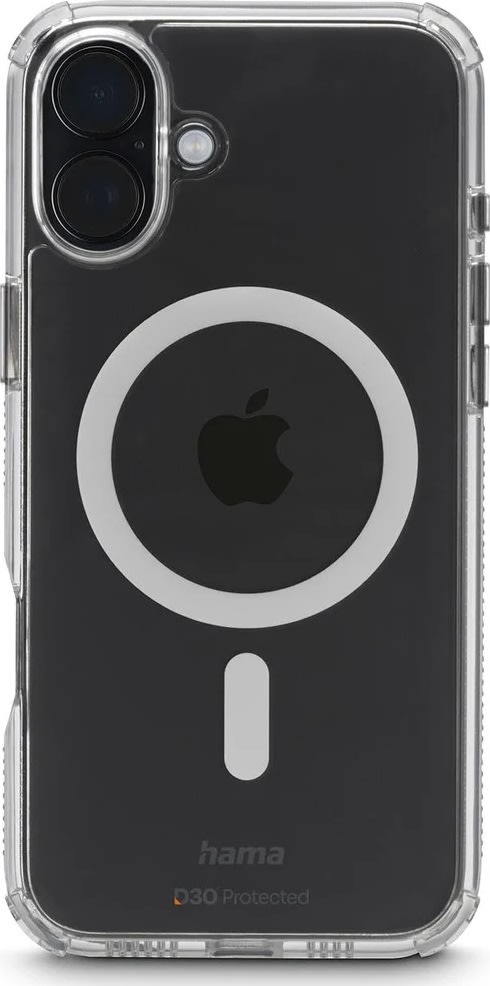 Hama Mobilskal Iphone 16 Plus MC, transparent