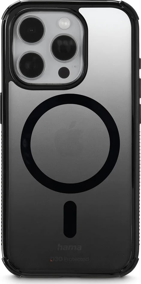 Hama Mobilskal Iphone 15 Pro MagCase, svart