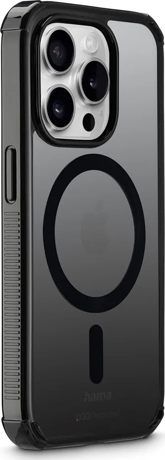Hama Mobilskal Iphone 15 Pro MagCase, svart