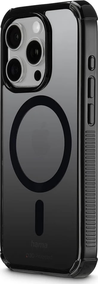 Hama Mobilskal Iphone 15 Pro MagCase, svart