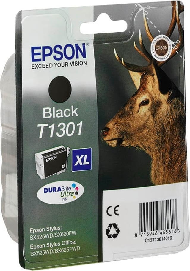Bläckpatron Epson Nr. T1301/C13T13014012 Svart 945