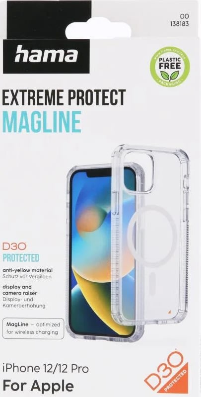 Hama Mobilskal Iphone 12 Pro MagCase, transparent