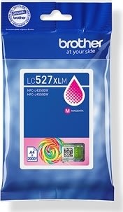 Brother LC527XLM bläckpatroner, 2K, magenta