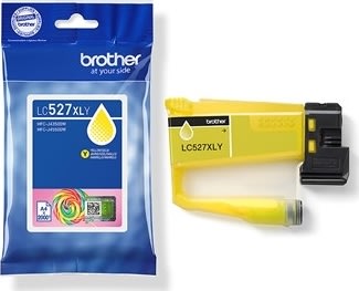 Brother LC527XLY bläckpatroner, 2K, gul