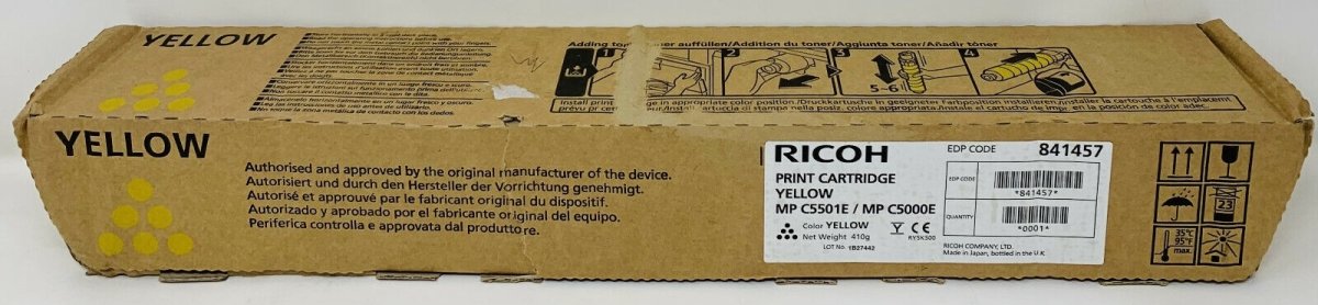 Lasertoner Ricoh 841161 Gul 17 000 sidor