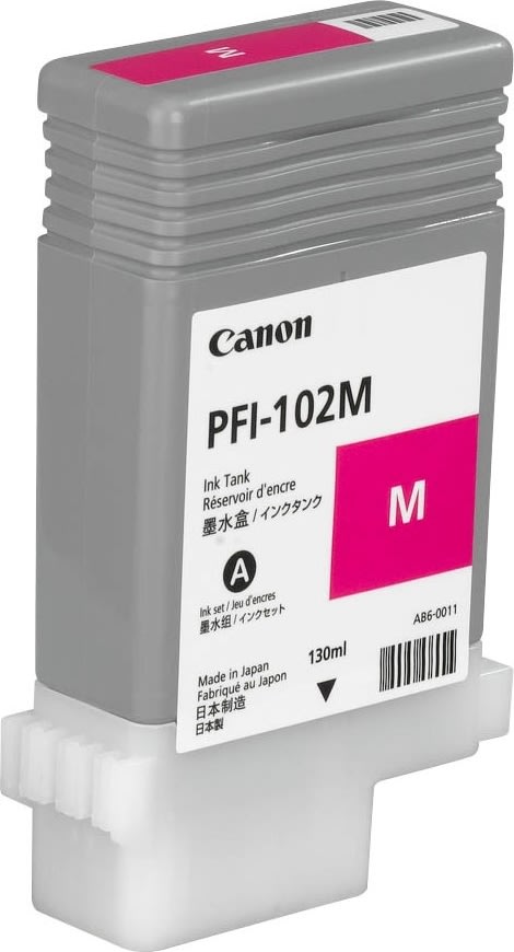 Bläckpatron Canon PFI-102M Röd 130 ml