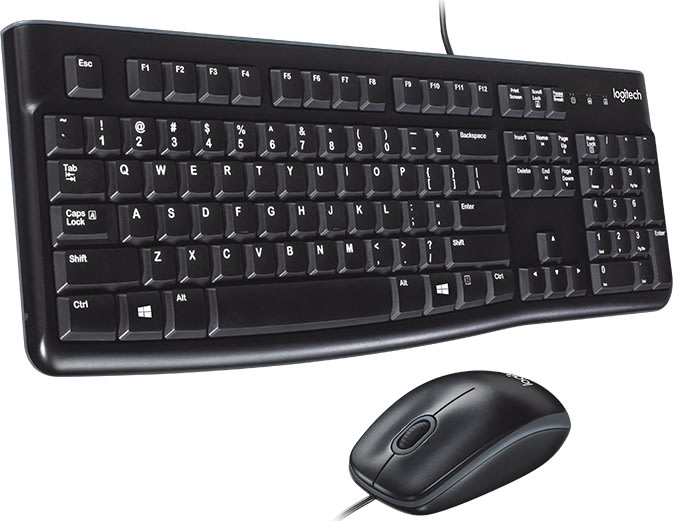 Logitech MK120 mus/tangentbordsset med sladd