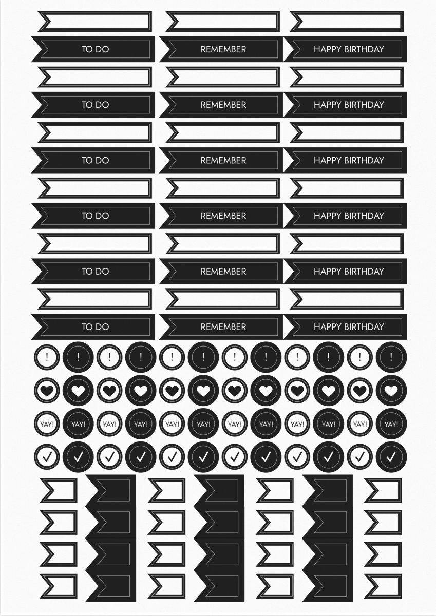 Burde 2026 Kalender, Doodle B5