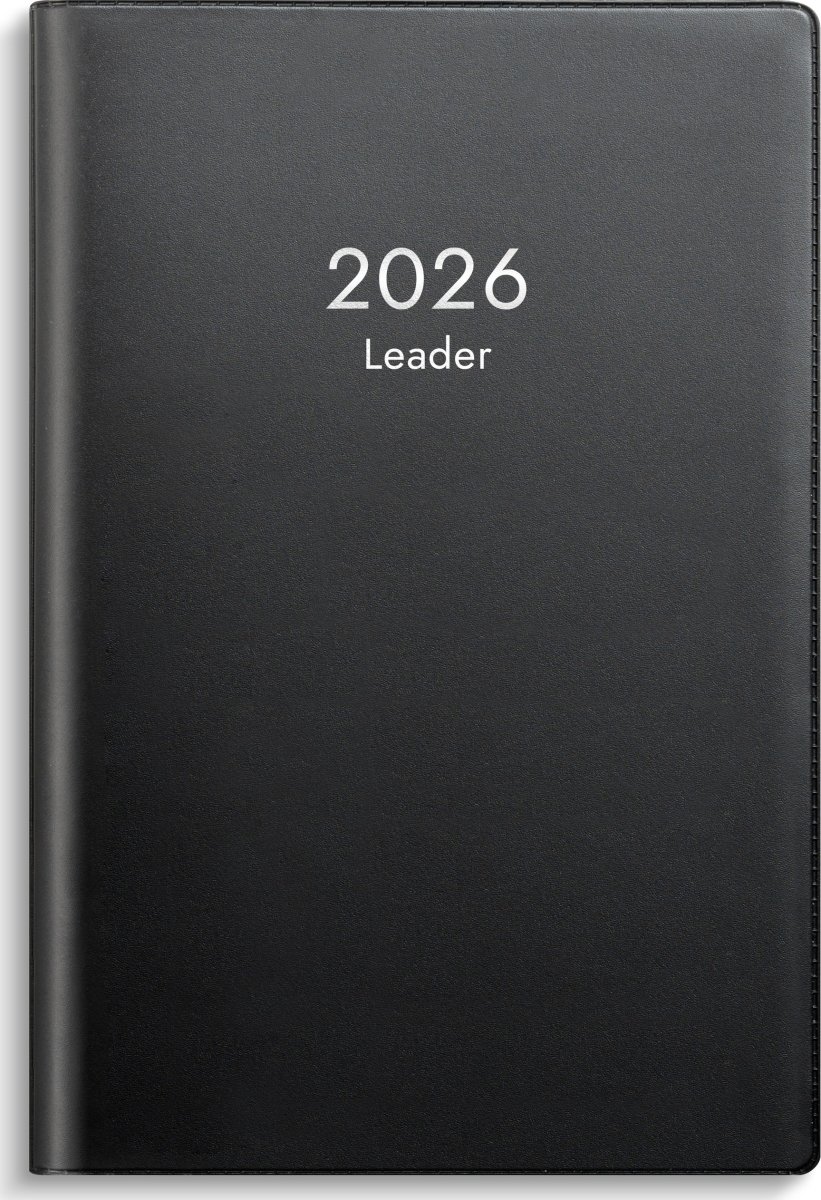 Burde 2026 Kalender Leader, Plast, Svart