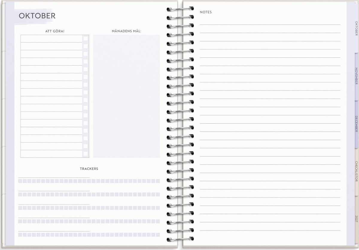 Burde 2026 Kalender, Life Organizer A5 Family