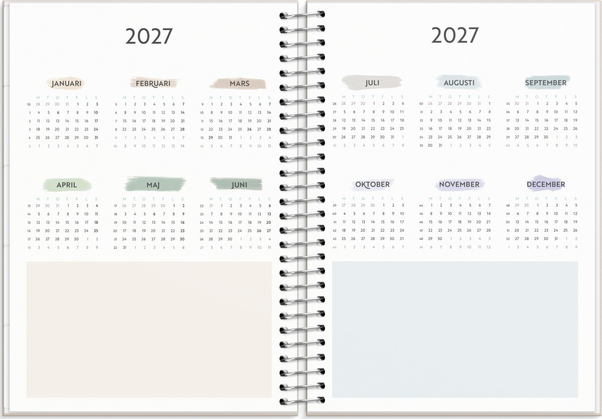 Burde 2026 Kalender, Life Organizer A5 Family