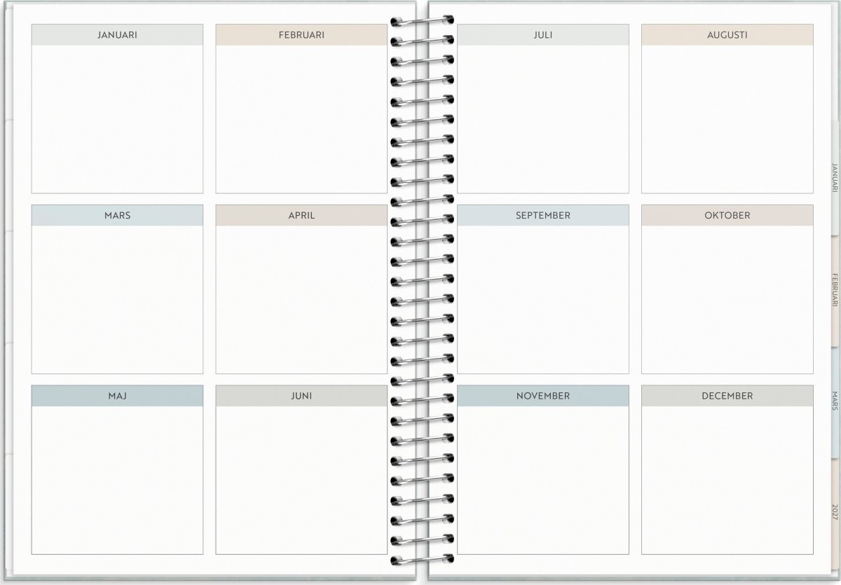 Burde 2026 Kalender, Life Organizer Family Planner