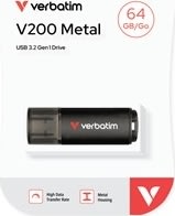 Verbatim USB-minne 3.2 V200, 64 GB, metall